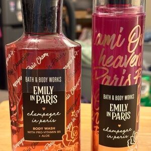Bath & Body Works Emily in Paris Champagne in Paris Body Wash & fragrance mist